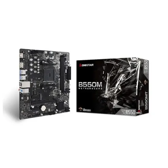 BIOSTAR B550MT V 6.0 DDR4 AMD AM4 Micro ATX Motherboard