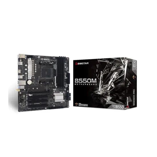 BIOSTAR B550MXC PRO AMD AM4 MICRO ATX MOTHERBOARD