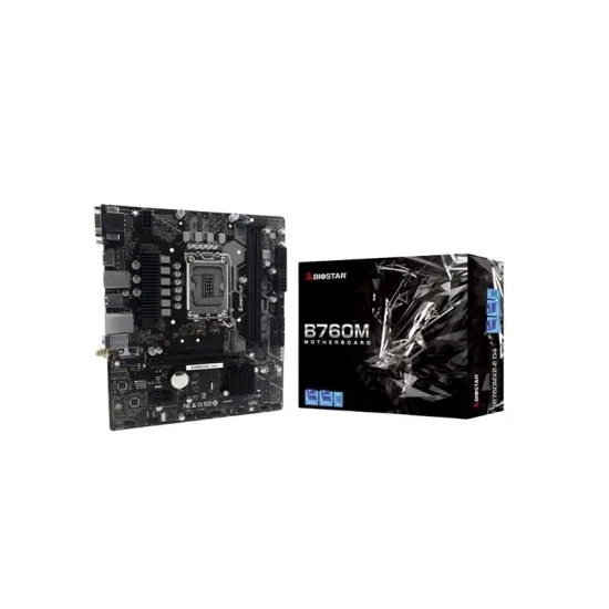 BIOSTAR B760MX2-E D4 INTEL B760 Micro ATX Gaming Motherboard