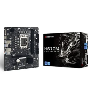 BIOSTAR H610MH 12TH & 13TH GEN MICRO ATX INTEL MOTHERBOARD