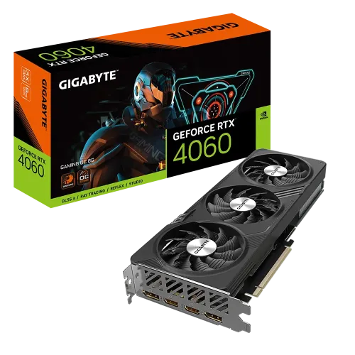GIGABYTE GeForce RTX 4060 GAMING OC 8G GDDR6 Graphics Card