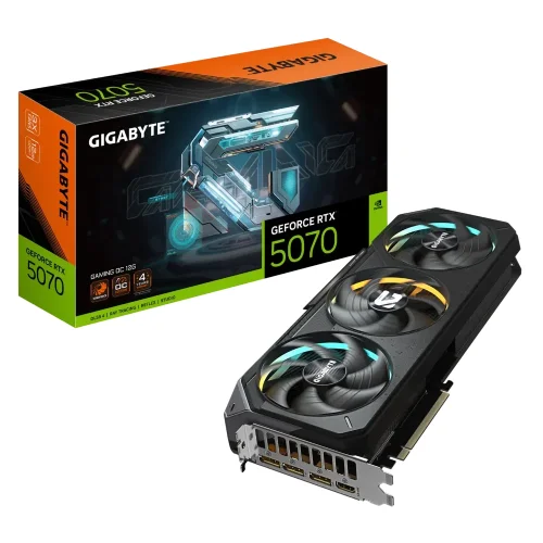 GIGABYTE GeForce RTX­­ 5070 GAMING OC 12G GDDR7 Graphics Card
