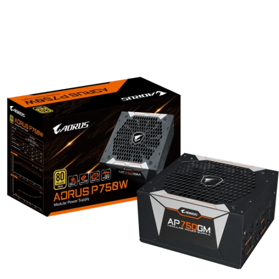 Gigabyte Aorus P750W 80+ Gold Certified Modular Power Supply
