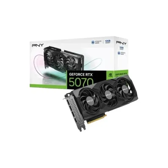 PNY GeForce RTX 5070 Triple Fan 12GB GDDR7 Graphic Card