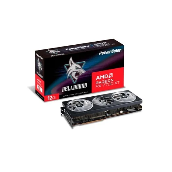 PowerColor Hellhound AMD Radeon RX 7700 XT 12GB GDDR6 Graphics Card