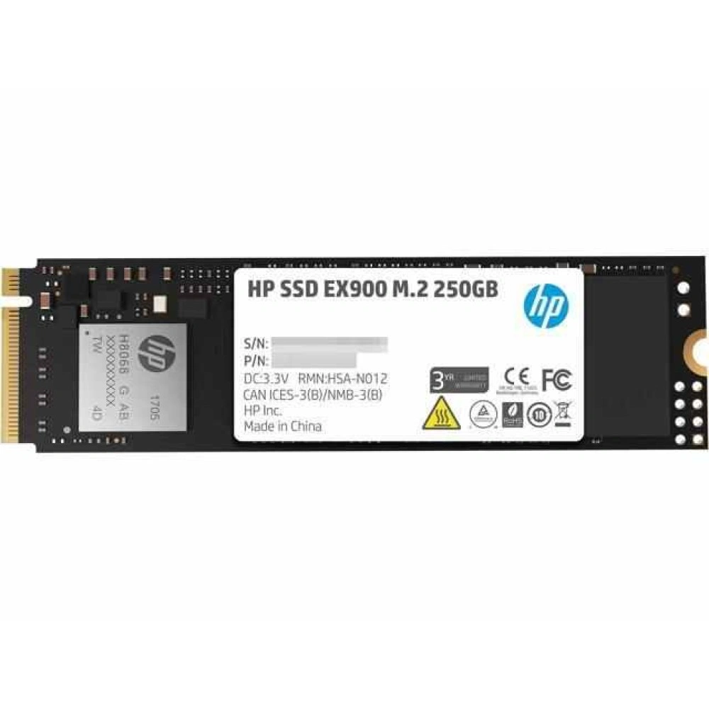 HP EX900 M.2 250GB PCIe NVMe SSD