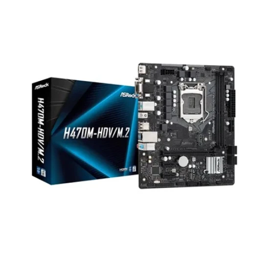ASROCK H470M-HDV/M.2 10TH GEN MICRO ATX MOTHERBOARD