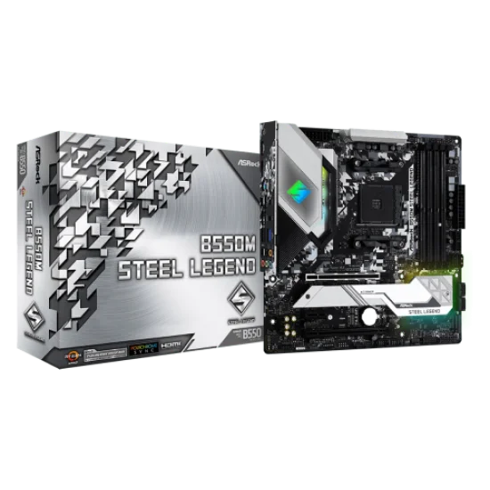ASRock B550M Steel Legend m-ATX Motherboard