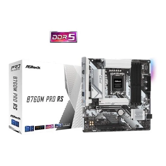 ASRock B760M Pro RS LGA1700 Micro ATX Intel Motherboard