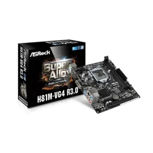 Asrock H81M-VG4 R3.0 Super Alloy Micro ATX Motherboard