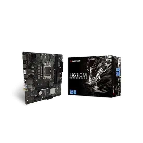 Biostar H610MT-E Intel 12th/13th/14th Gen DDR5 mATX Motherboard