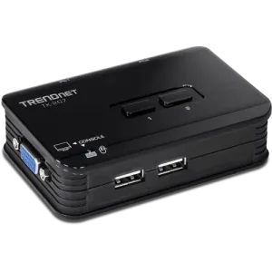 TRENDnet TK-207K 2-Port USB KVM Switch Kit