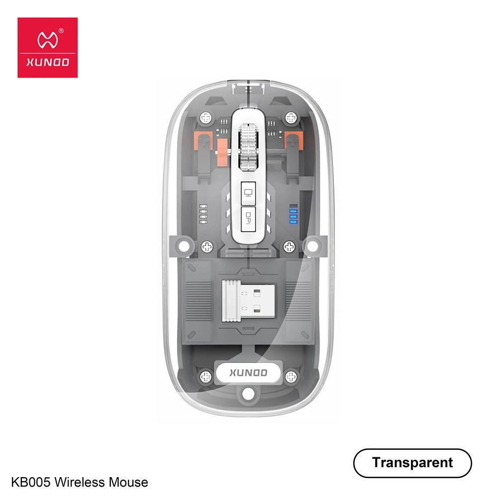 XUNDD KB005 Wireless Transparent Mouse