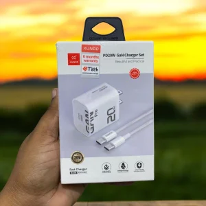 Xundd XDCH-062 PD 20W GaN Pro Charger with USB-C to USB-C or Lightning Cable