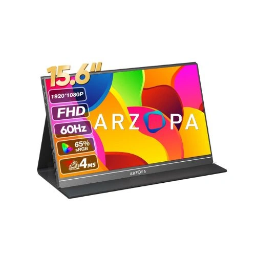 Arzopa S1 Table Portable Laptop Monitor | 15.6” FHD 1080P