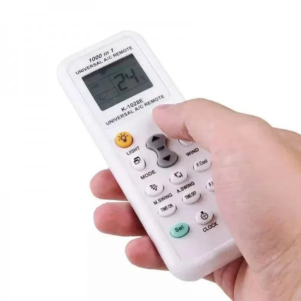 Universal AC Remote- Digital LED 1000-in-1 (Suitable for most Air Conditioner Brands)